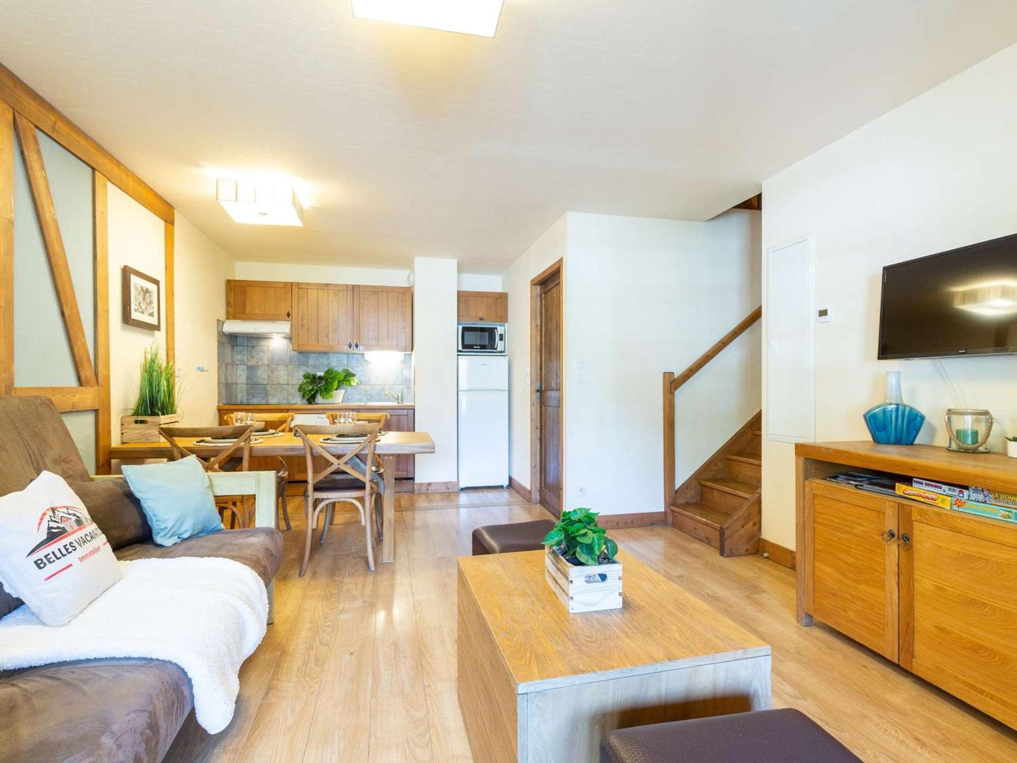 Appartement De 70 M² Au Centre-Ville Avec Piscine, Hammam, Sauna Et Balcon Bien Expose - Fr-1-296-392 Saint-Lary-Soulan Kültér fotó