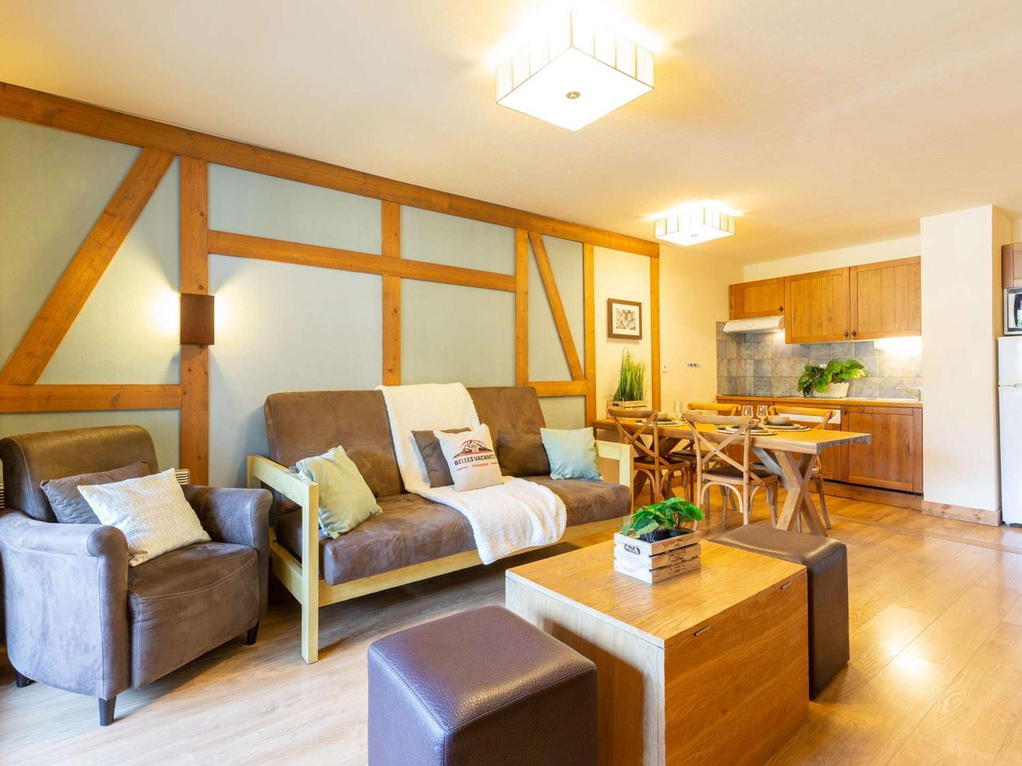 Appartement De 70 M² Au Centre-Ville Avec Piscine, Hammam, Sauna Et Balcon Bien Expose - Fr-1-296-392 Saint-Lary-Soulan Kültér fotó